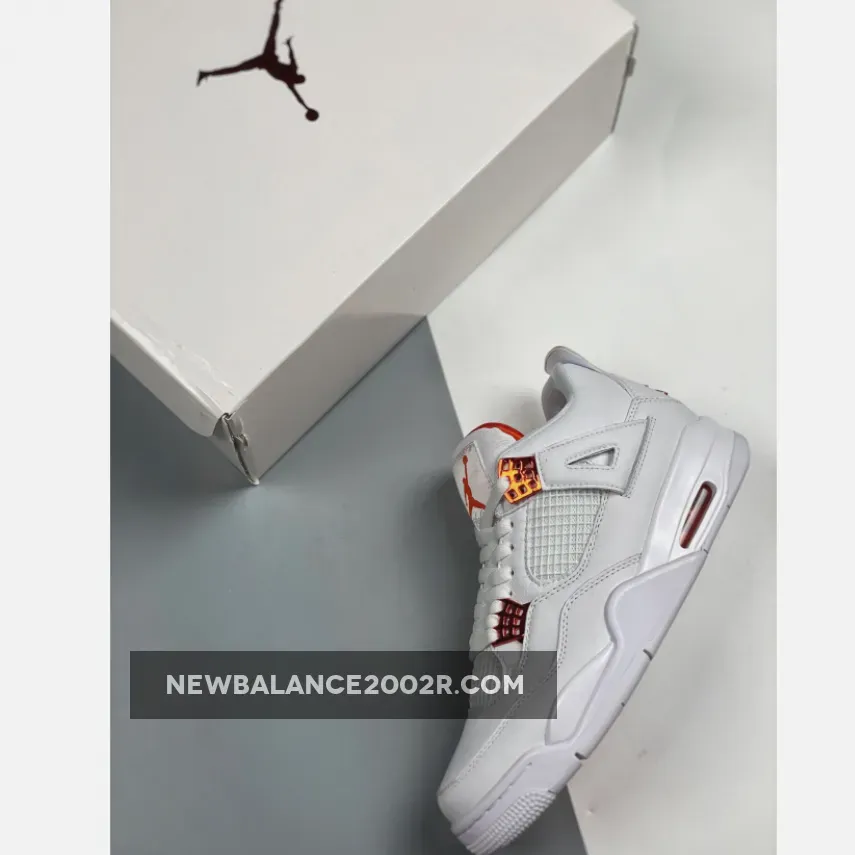Jordan 4 Metallic Pack White Orange Jordan 4 Metallic Pack White Orange