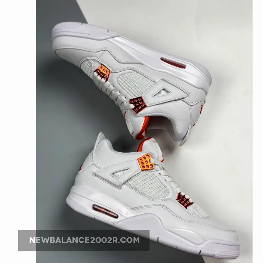 Jordan 4 Metallic Pack White Orange Jordan 4 Metallic Pack White Orange