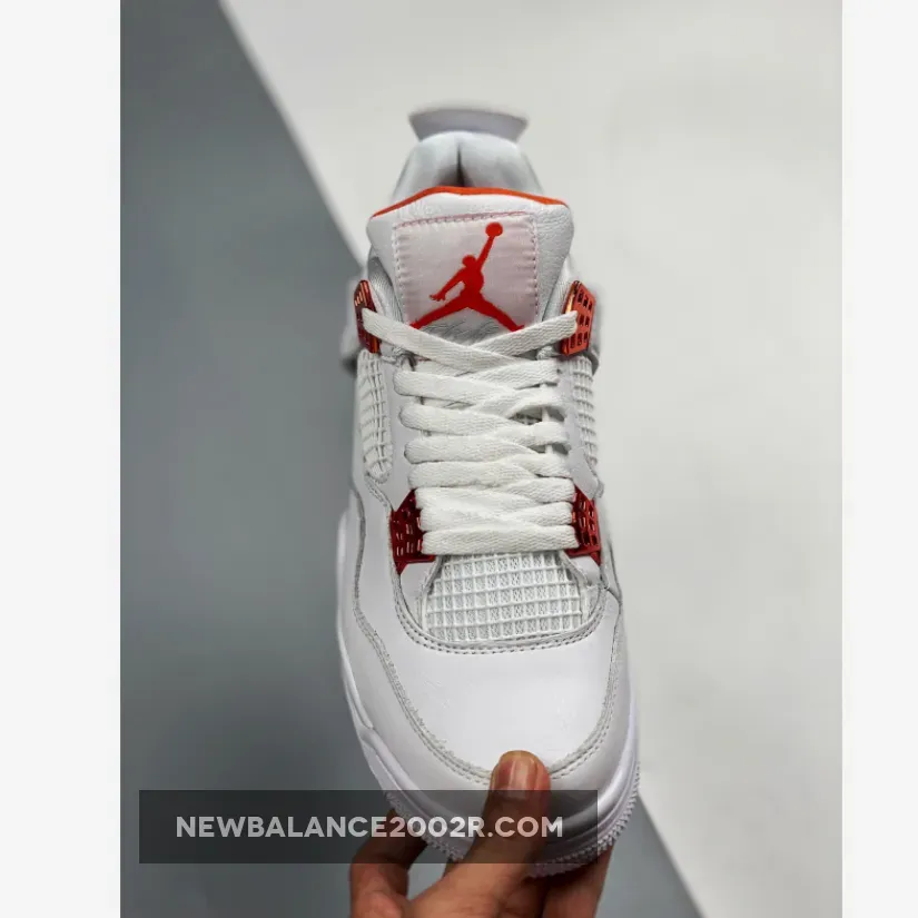 Jordan 4 Metallic Pack White Orange Jordan 4 Metallic Pack White Orange