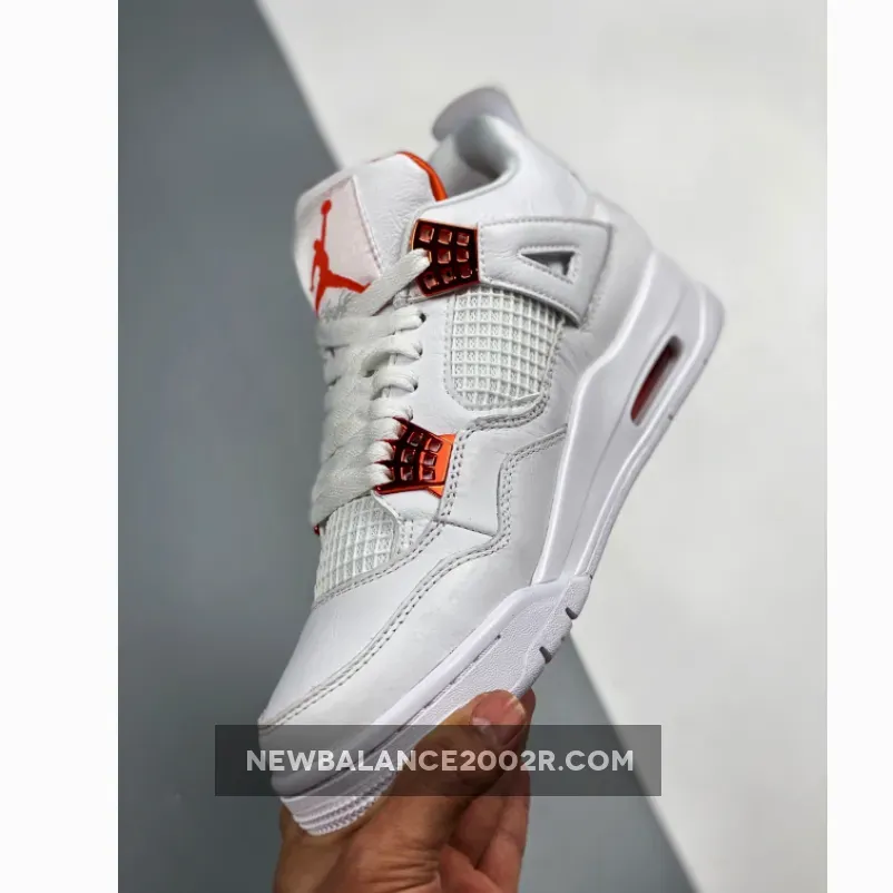 Jordan 4 Metallic Pack White Orange Jordan 4 Metallic Pack White Orange