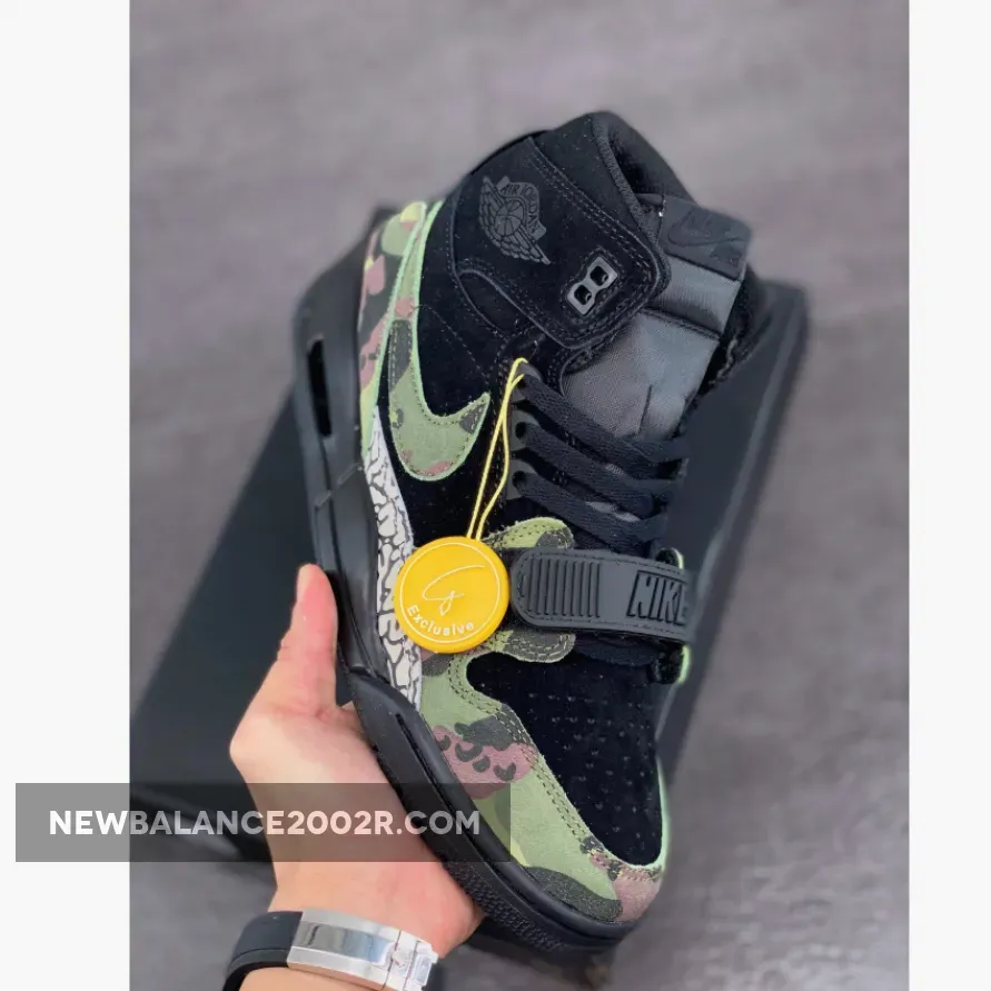 Jordan Legacy 312 Black/Camo Green-Black