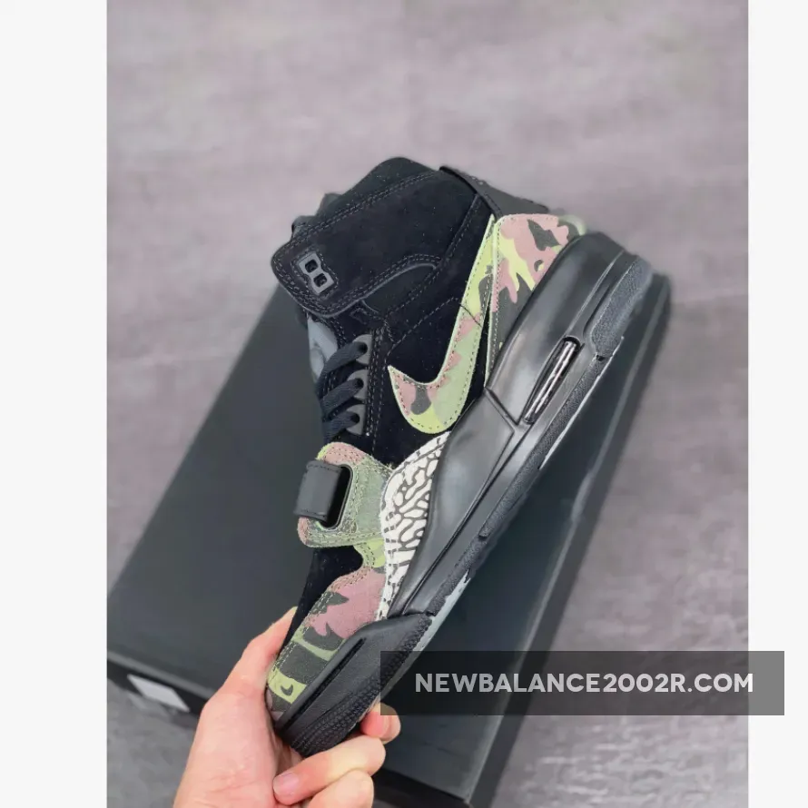Jordan Legacy 312 Black/Camo Green-Black Jordan Legacy 312 Black/Camo Green-Black