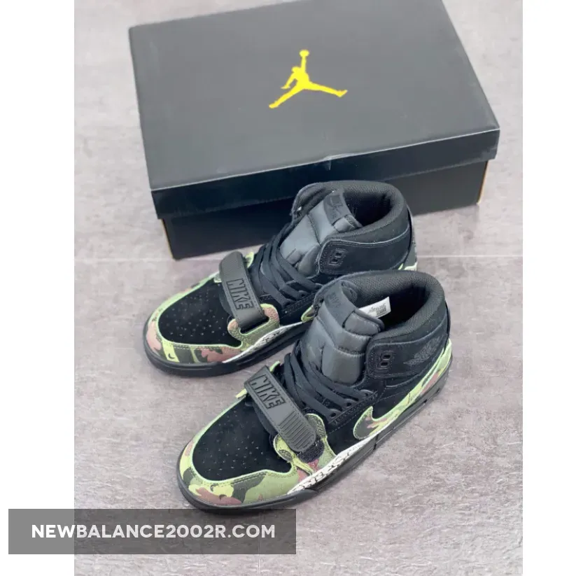 Jordan Legacy 312 Black/Camo Green-Black Jordan Legacy 312 Black/Camo Green-Black