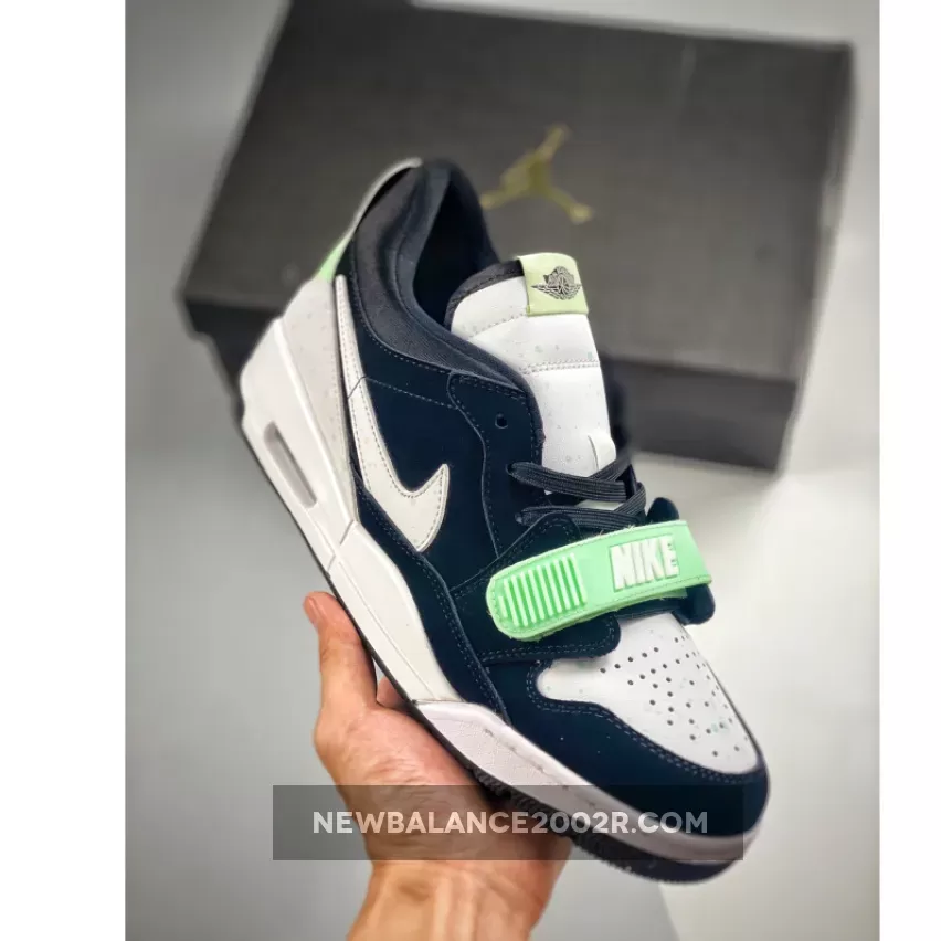 Jordan Legacy 312 Low Black White Teal Tint