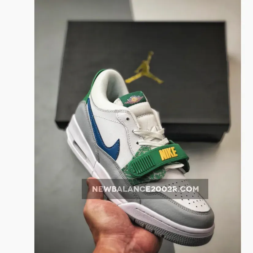 Jordan Legacy 312 Low White Grey Green