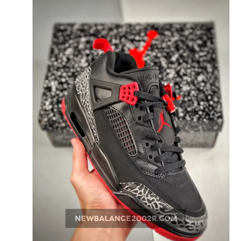 Jordan Spizike Low "Bred" Black/Gym Red New Arrival