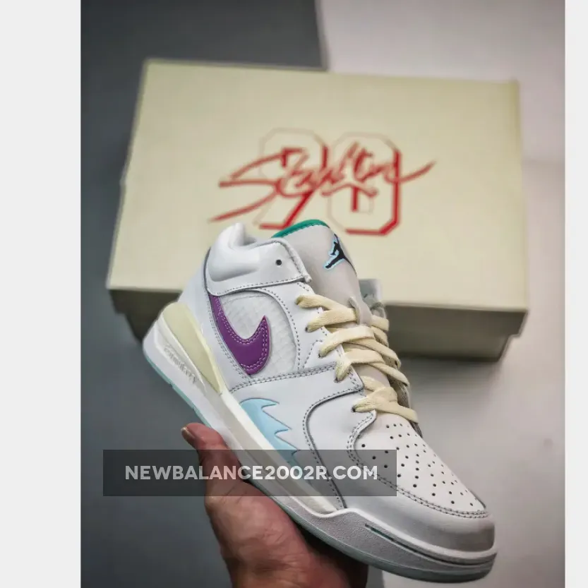 Jordan Stadium 90 White Purple Aqua