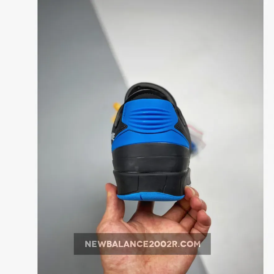 Off-White x Air Jordan 2 Low Black Royal Blue Off-White x Air Jordan 2 Low Black Royal Blue