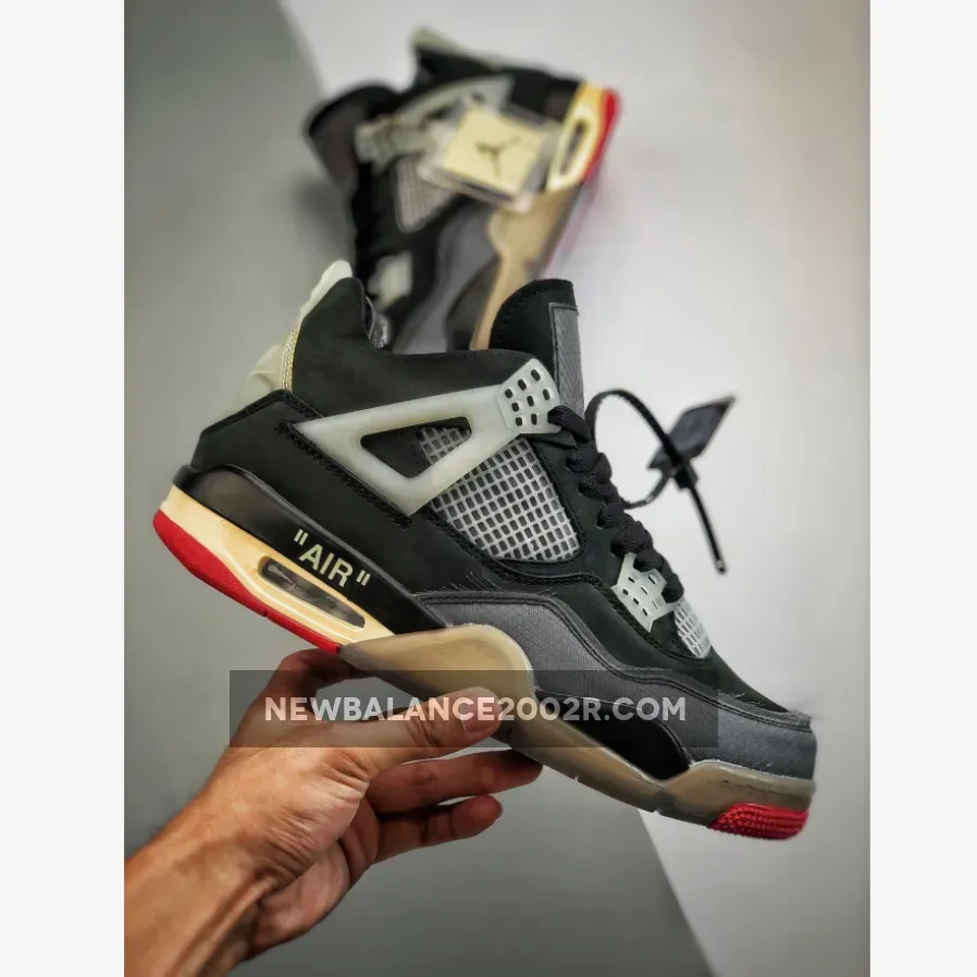 Off-White x Air Jordan 4 Bred Off-White x Air Jordan 4 Bred