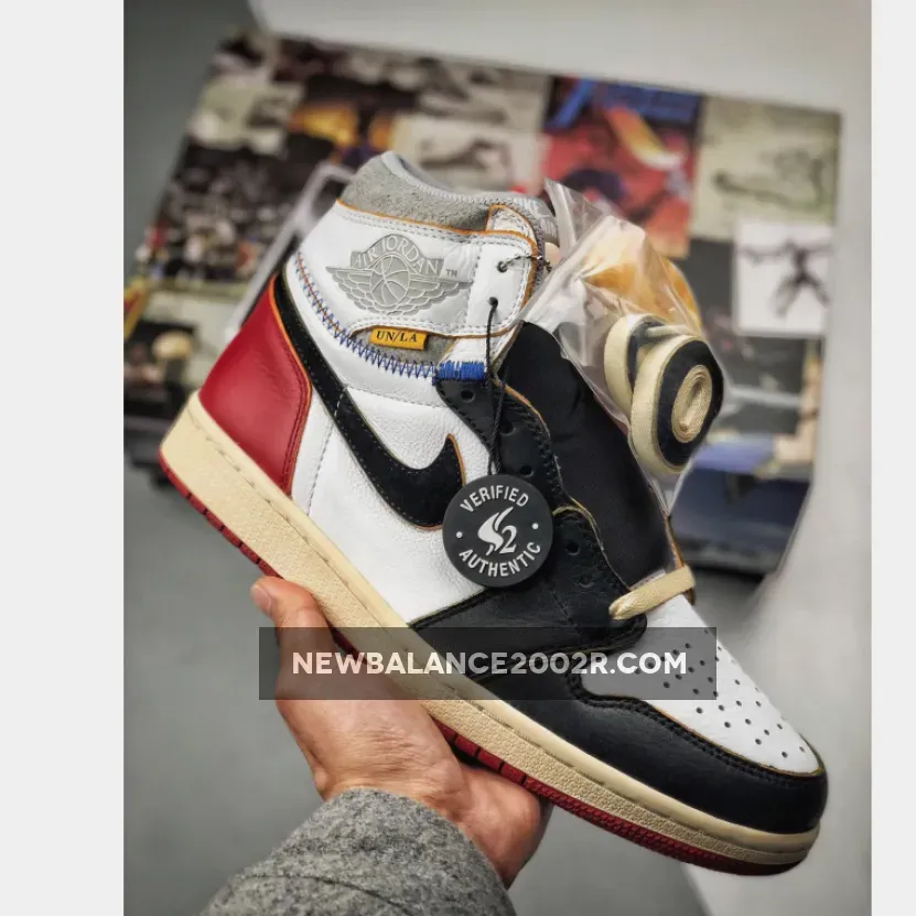 Union x Air Jordan 1 Retro High OG NRG White/Varsity Red-Wolf Grey-Black